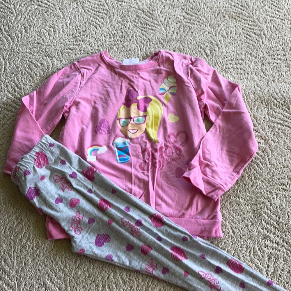 JoJo Pink and Gray Outfit